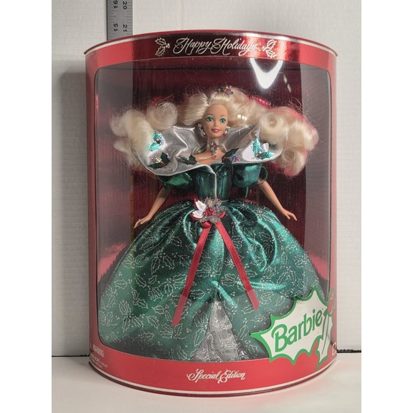 Mattel Other - Christmas Happy Holidays Barbie Doll Special Edition 14123 Mattel 1995 NIB